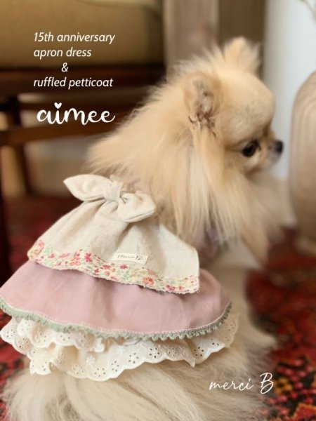 画像4: aimee エイミー　エプロンわんぴ＆ペチレーススカート(15th anniversary) (4)